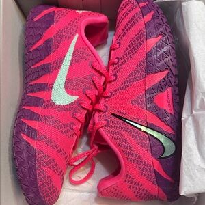 Nike Women's Vibrant Pink and Purple Athletic Shoes